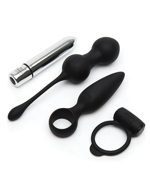 Fifty Shades Of Grey Pleasure Overload 10 Days Of Play Gift Set Black | Love Honey Anal