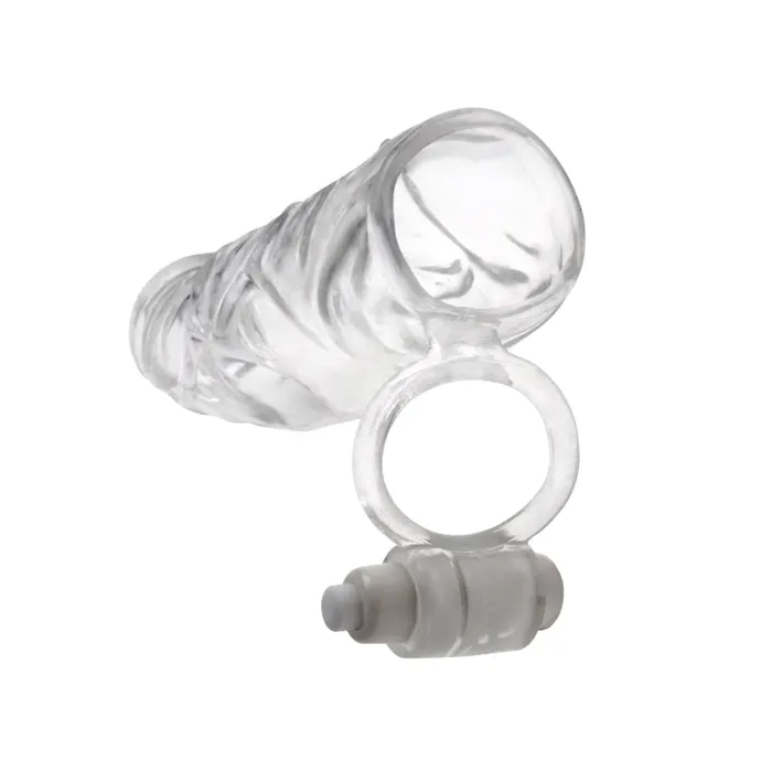 Pipedream Male Sex Toys | Fantasy X-Tensions Vibrating Super Sleeve - Clear Pipedream Male Sex Toys | Fantasy X-Tensions Vibrating Super Sleeve - Clear