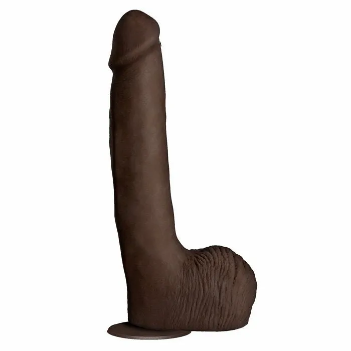Doc Johnson Rob Piper Cock wBalls Suction Cup Chocolate Dildos