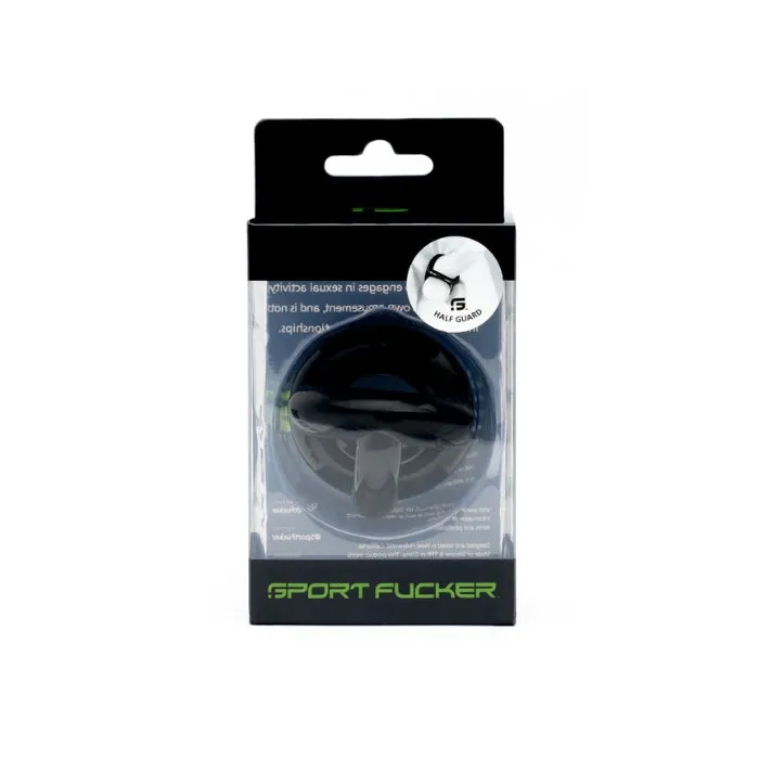 DUS Male Sex Toys Sport Fucker Half Guard Cock Ring Black