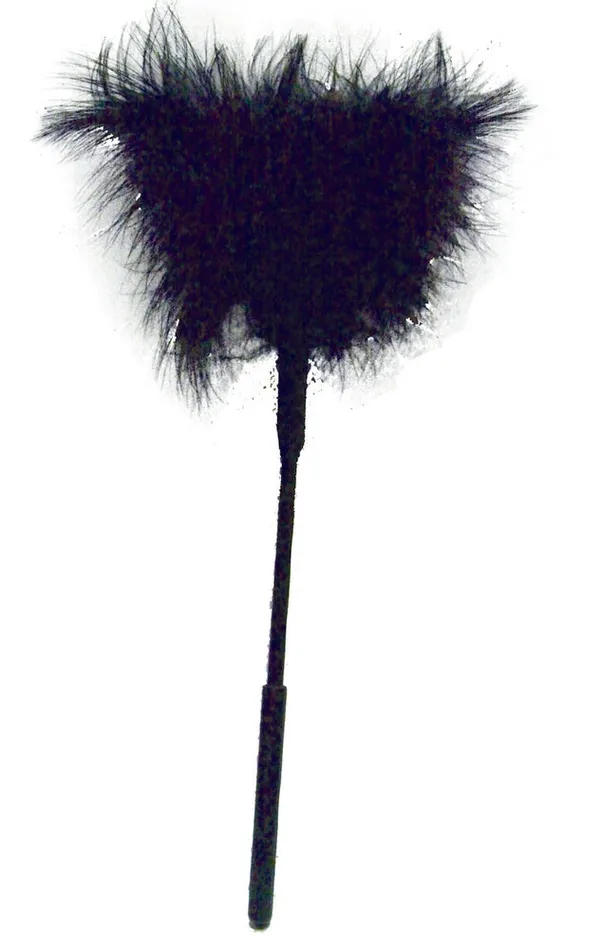 Sex Mischief Feather Tickler 7in Black Sport Sheets Anal