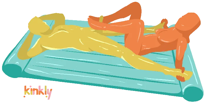Couples XR Brands Nuru Inflatable Vinyl Massage Sheet