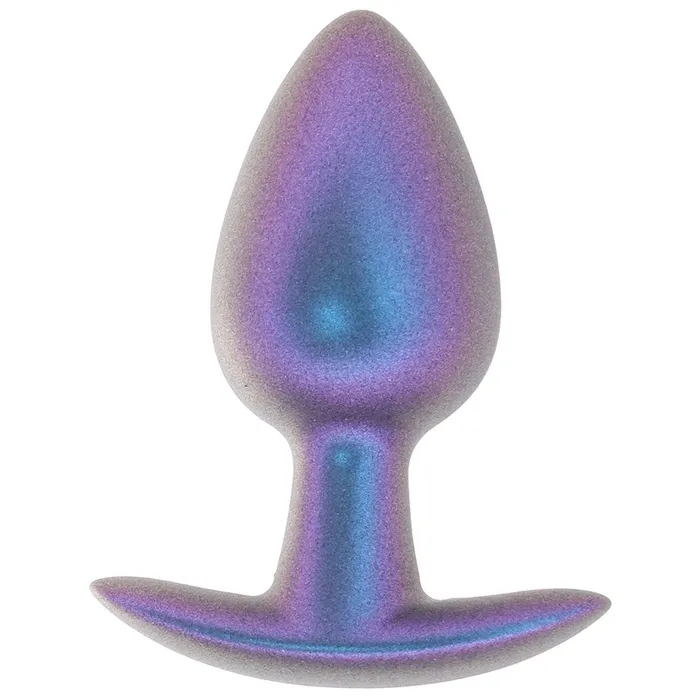 Ouch Smooth Silicone 31 Inch Butt Plug in Metallic Blue Shots Toys Anal