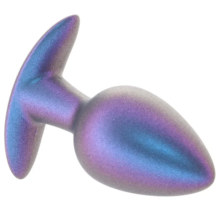 Ouch Smooth Silicone 31 Inch Butt Plug in Metallic Blue Shots Toys Anal