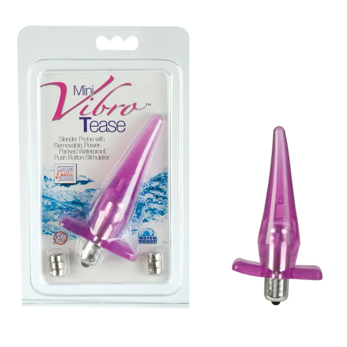California Exotic Novelties Anal Mini Vibro Tease Probe Purple