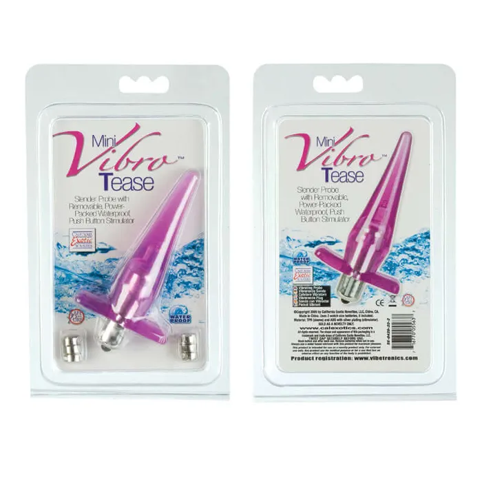 California Exotic Novelties Anal Mini Vibro Tease Probe Purple