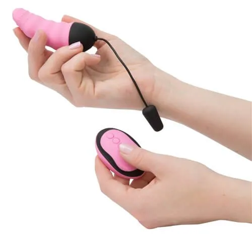 Female Sex Toys BMS Enterprises Powerbullet Remote Control Egg Vibrator Pink
