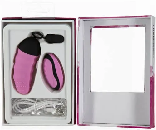 Female Sex Toys BMS Enterprises Powerbullet Remote Control Egg Vibrator Pink