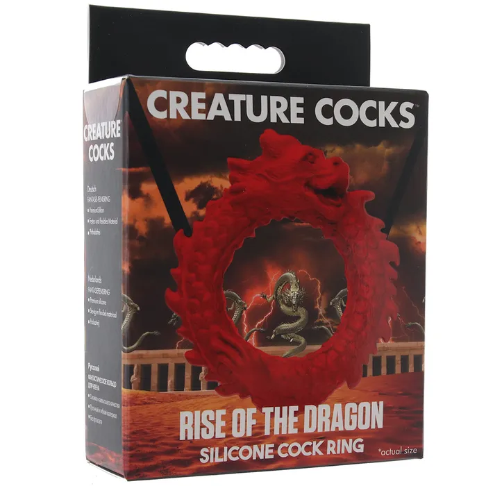 XR Brands Male Sex Toys Creature Cocks Rise of the Dragon Cock Ring