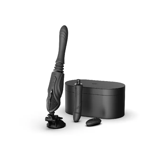 ZALO Female Sex Toys ZALO Sesh Compact Sex Machine Obsidian Black
