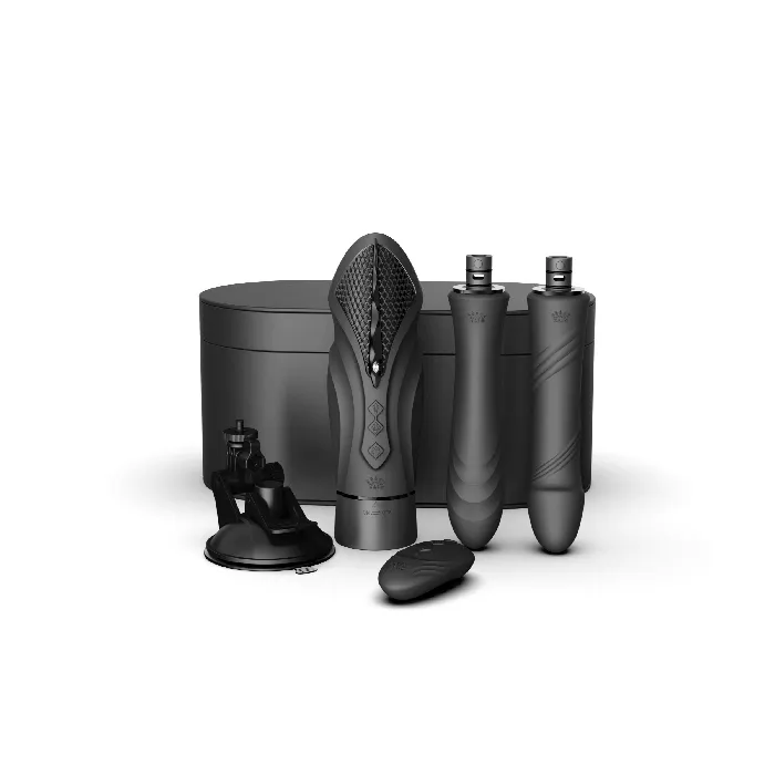 ZALO Female Sex Toys ZALO Sesh Compact Sex Machine Obsidian Black
