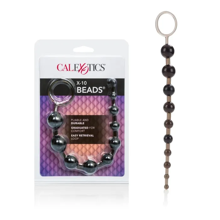 Anal CalExotics Superior X10 Beads Black
