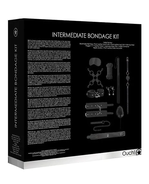 Anal Shots America Shots Ouch Intermediate Bondage Kit Black Anal Shots America Shots Ouch Intermediate Bondage Kit Black
