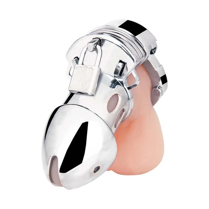 Blue Line Men Male Sex Toys Obedience Cock Cage