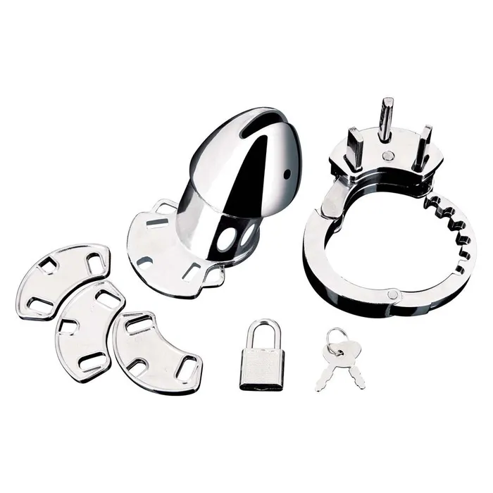 Blue Line Men Male Sex Toys Obedience Cock Cage