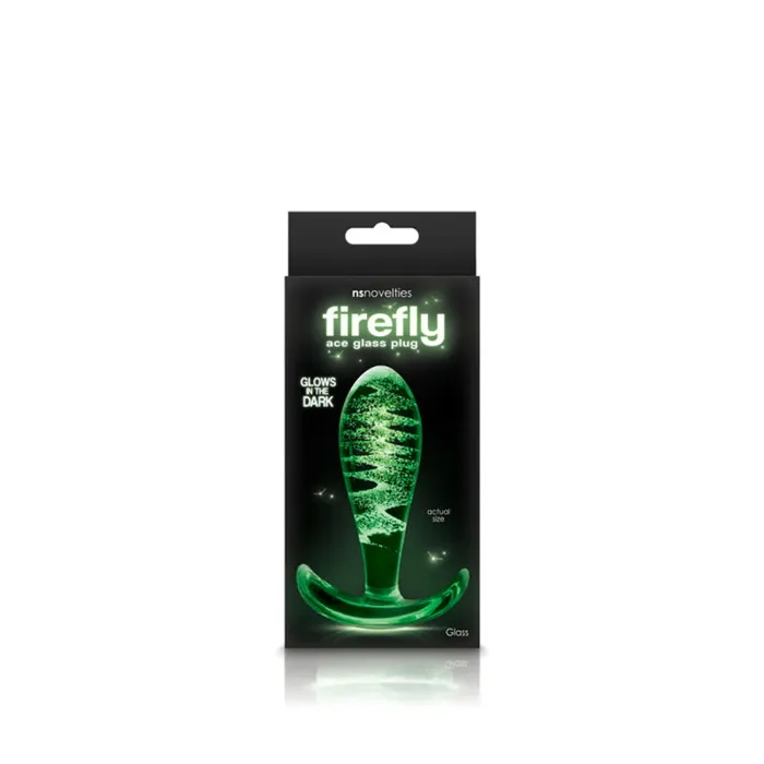 Firefly Glass Ace Glass Plug Clear nsnovelties Anal