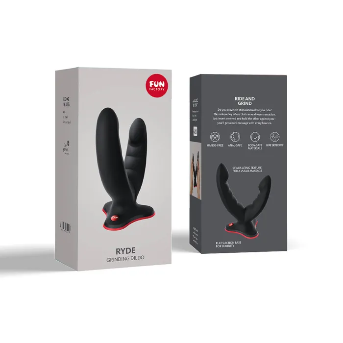 Fun Factory Dildos Fun Factory Ryde Dual Stim Dildo Black