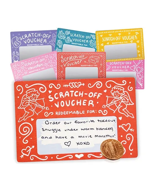 Good Egg Greetings LLC Female Sex Toys Mini Date Night Shenanigans DIY Scratch Off Vouchers Coupons