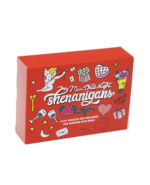 Good Egg Greetings LLC Female Sex Toys Mini Date Night Shenanigans DIY Scratch Off Vouchers Coupons