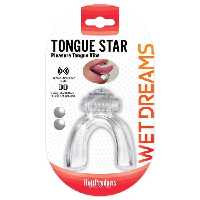Wet Dreams Tongue Star Clear Hott Products Dildos