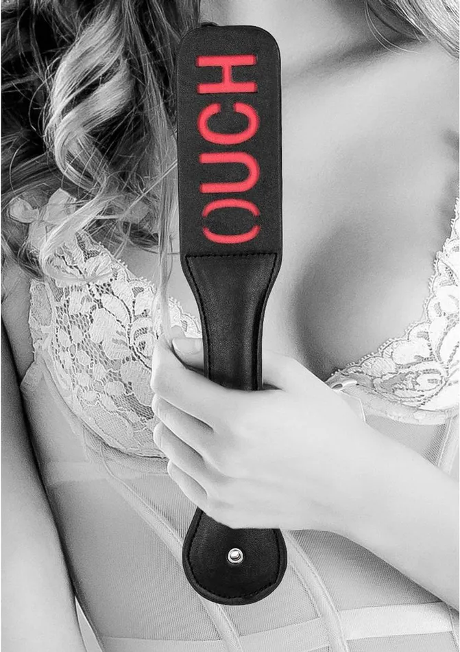 Couples Ouch Ouch Bonded Leather Paddle