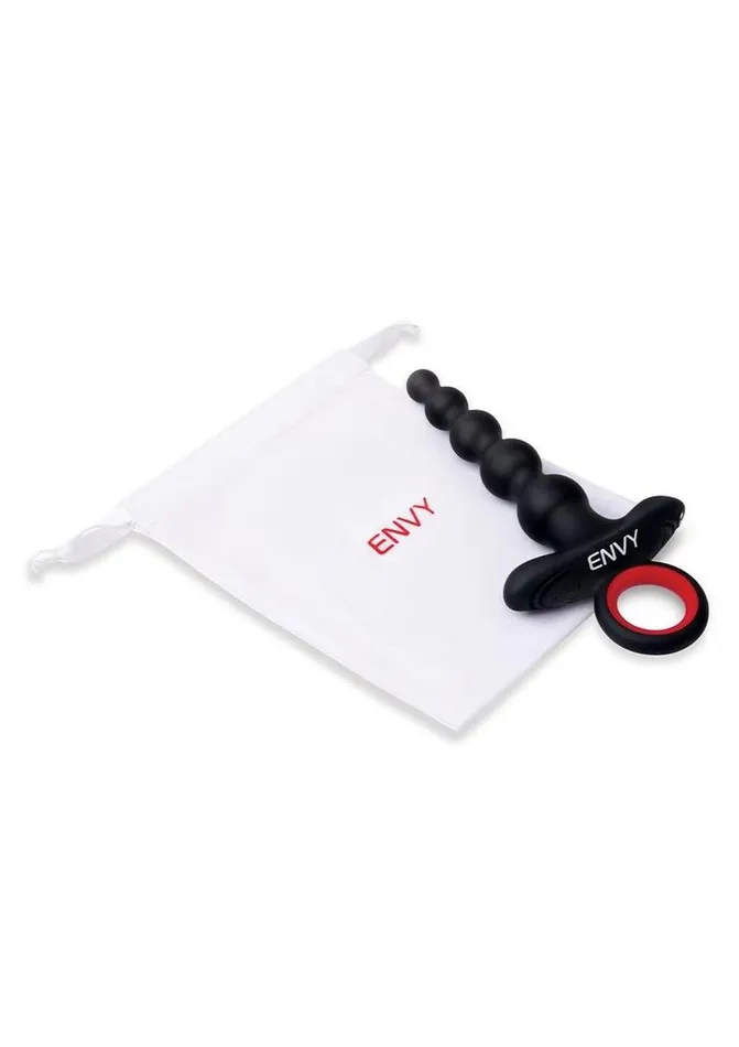 Envy Toys Female Sex Toys Envy Vibrating Silicone Rechargeable Anal Bead Assifier