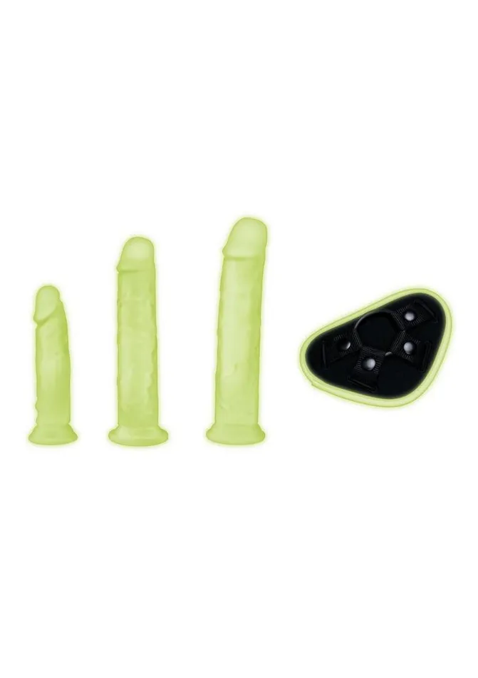 Female Sex Toys WhipSmart Glow In The Dark Pegging Kit with 6in 8in and 9in Silicone Dildos Whipsmart Female Sex Toys WhipSmart Glow In The Dark Pegging Kit with 6in 8in and 9in Silicone Dildos Whipsmart