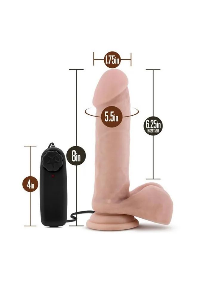Loverboy The Goalie Vibrating Dildo with Balls Coverboy Female Sex Toys