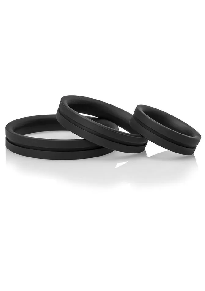RingO Female Sex Toys Ringo Pro X3 Silicone Cock Rings Set Waterproof RingO Female Sex Toys Ringo Pro X3 Silicone Cock Rings Set Waterproof