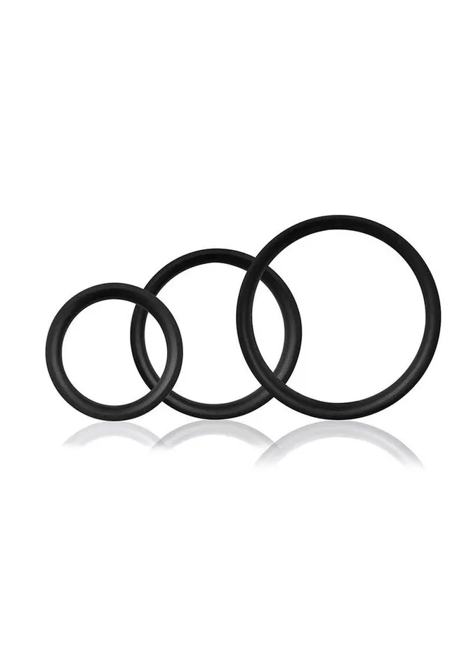 RingO Female Sex Toys Ringo Pro X3 Silicone Cock Rings Set Waterproof RingO Female Sex Toys Ringo Pro X3 Silicone Cock Rings Set Waterproof