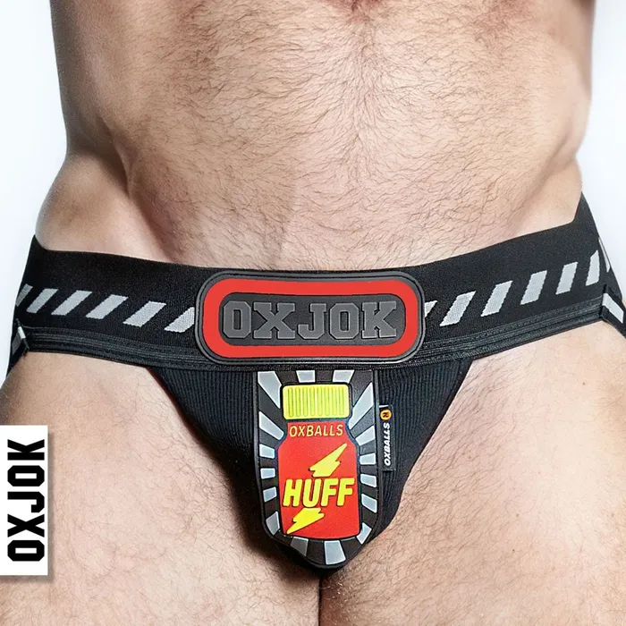 Anal Pjocker 3d Rubber Patch Pouch Blackred Medium OXJok