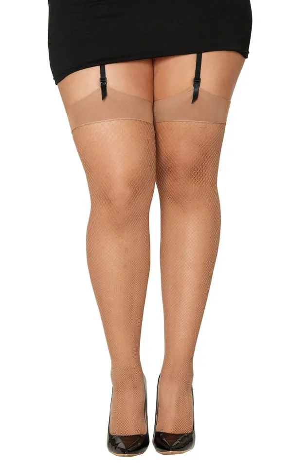 Dreamgirl Vibrators Fishnet Thigh High Queen
