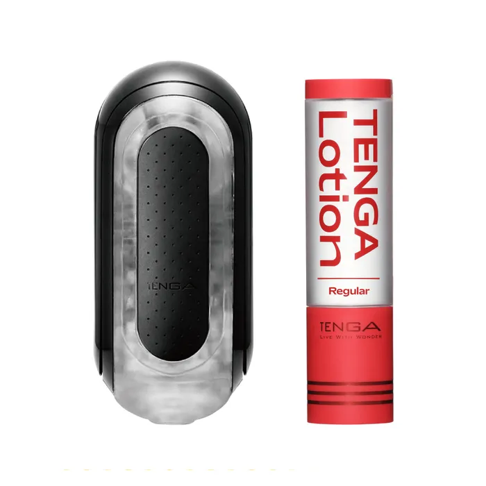 FLIP ZERO BLACK Lotion Bundle TENGA STORE EUROPE Anal