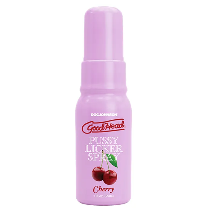Goodhead Pussy Licker Spray Cherry 1 Fl Oz Doc Johnson Male Sex Toys