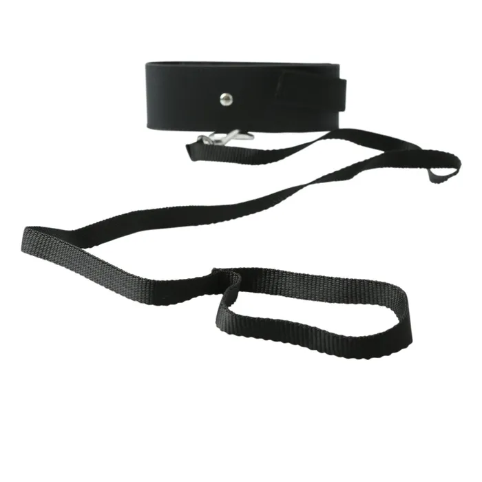 Sportsheets Anal Sex and Mischief Leash and Collar Black