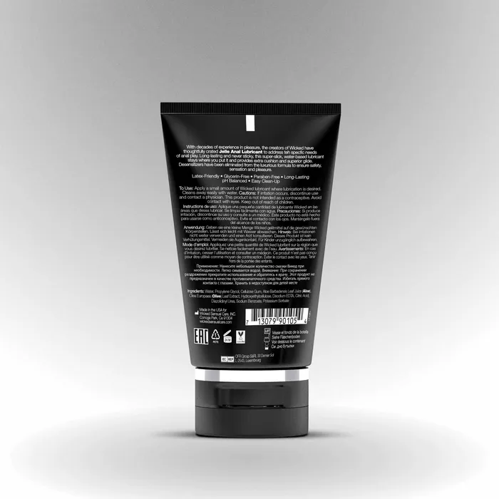Castle Megastore Wicked Jelle Anal Gel Lube 4 oz Anal