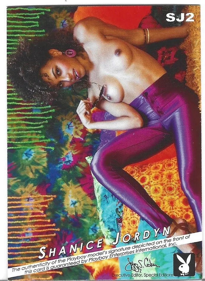 Dans Cards Anal Playboys The Book Of Lingerie Vol 2 Shanice Jordynn Gold Foil Autograph Card SJ2