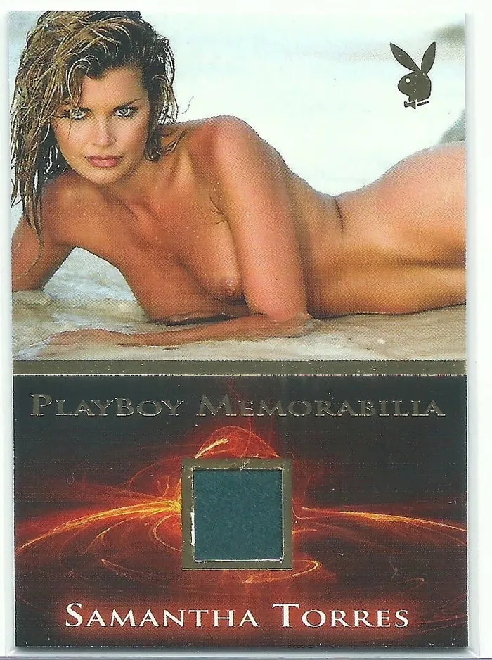 Dans Cards Playboy Way Too Hot To Handle Samantha Torres Gold Foil Memorabilia Card Vibrators Dans Cards Playboy Way Too Hot To Handle Samantha Torres Gold Foil Memorabilia Card Vibrators