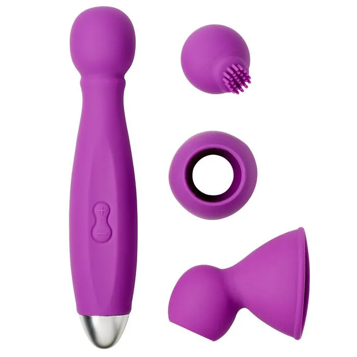 Female Sex Toys Cloud 9 Premium Health And Wellness USB Rechargeable 3 Piece Clitoral Massager Kit Female Sex Toys Cloud 9 Premium Health And Wellness USB Rechargeable 3 Piece Clitoral Massager Kit