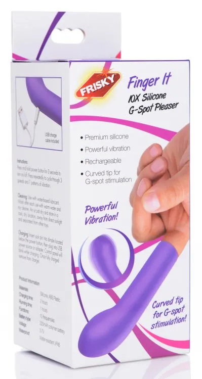 Female Sex Toys Frisky Finger It 10x Silicone Gspot Pleaser Xandebay