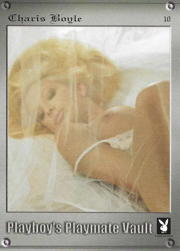 Female Sex Toys Greenthunderbirds Cards Playboys Playmate Vault 10 Charis Boyle