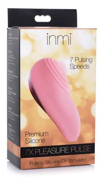 Female Sex Toys Xandebay Inmi 7x Pleasure Pulse Silicone Clit Stimulator