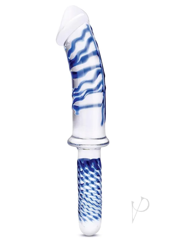 Glas Dildos Realist Dbl End Dildo Handle 11 Clrblu Glas Dildos Realist Dbl End Dildo Handle 11 Clrblu