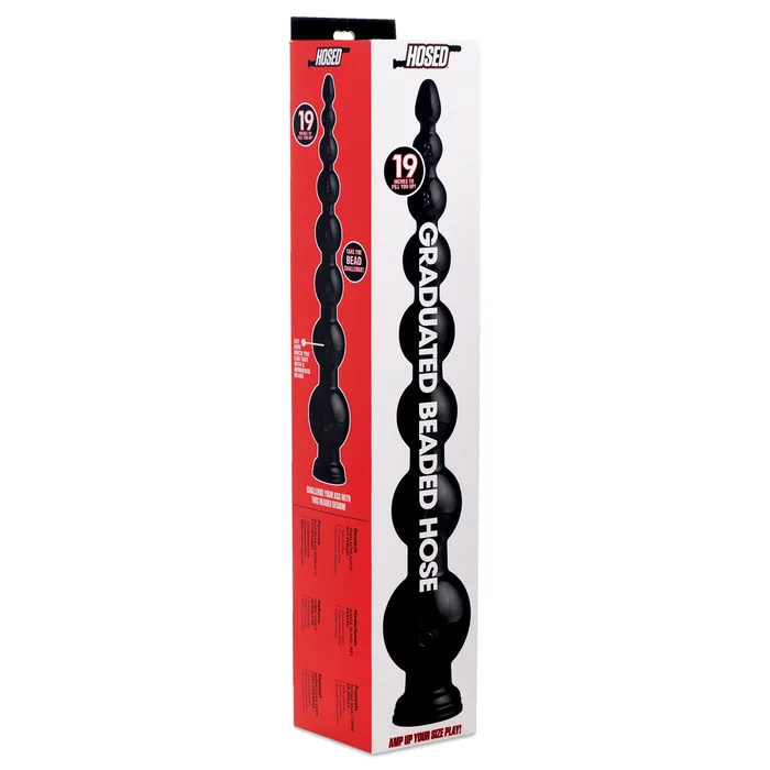 Hosed 19 Inch Graduated Bead Anal Snake XR Brands Anal