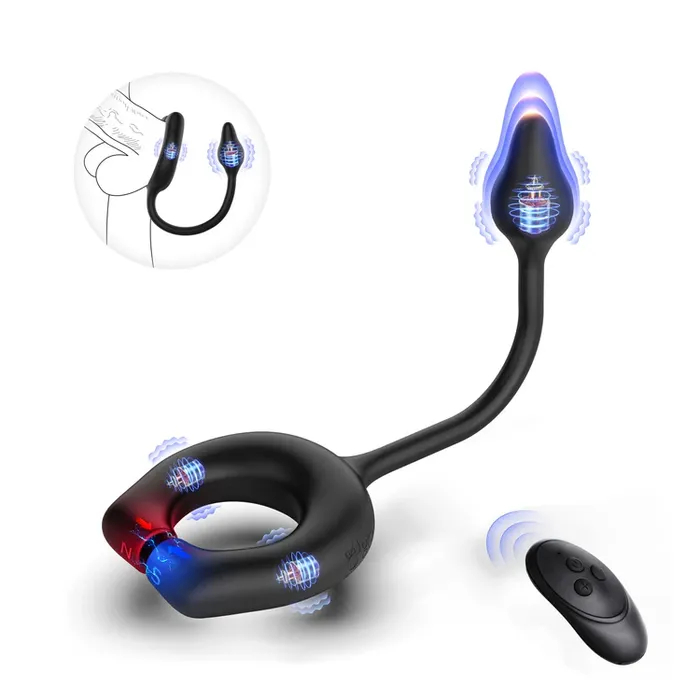 Male Sex Toys Oronova Magnetic Cock Ring 10 Vibrations