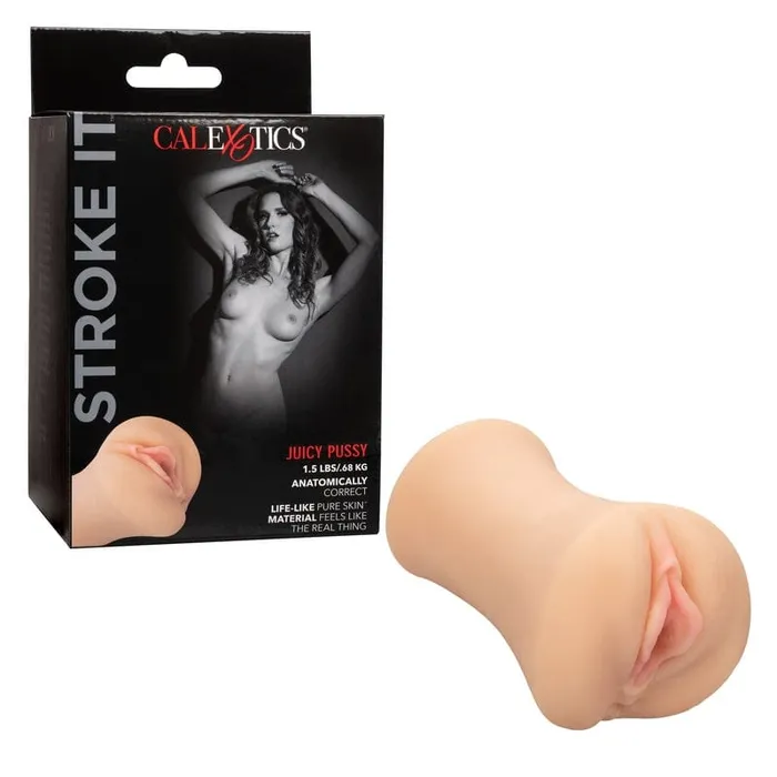 CALEXOTICS Male Sex Toys Calexotics Stroke It Juicy Pussy Ivory