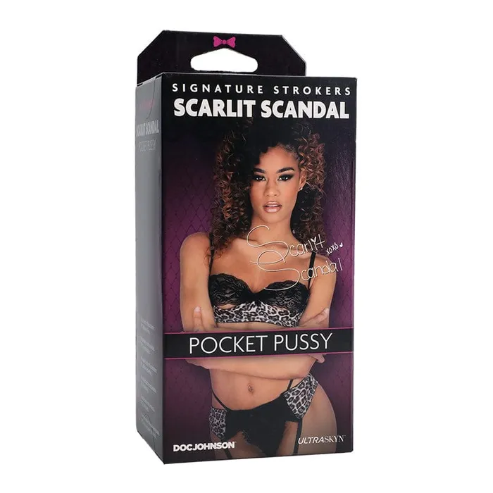 Doc Johnson Male Sex Toys Doc Johnson Scarlit Scandal UltraSkyn Pocket Pussy