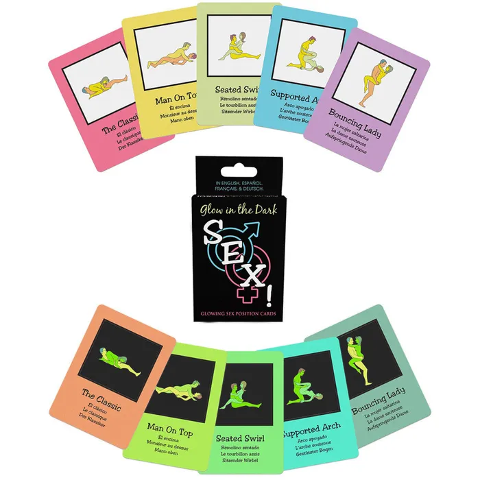 Female Sex Toys GlowintheDark Sex Cards Kheper Games