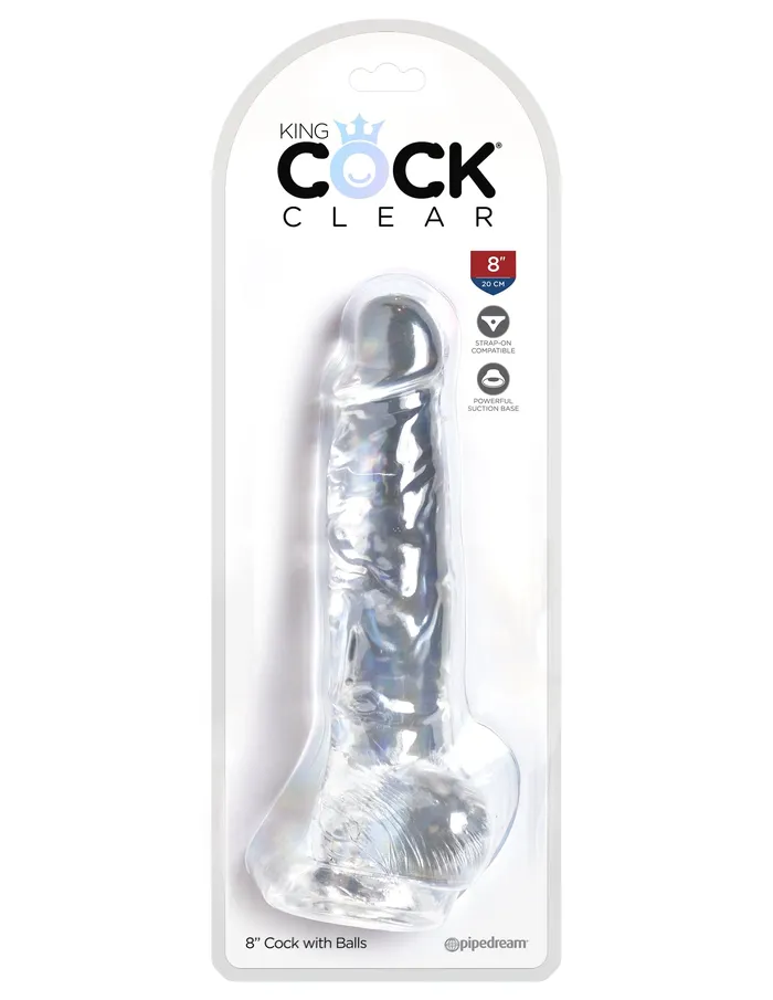 Pipedream Products King Cock Clear 8 Cock With Balls Pipedream Products Dildos Pipedream Products King Cock Clear 8 Cock With Balls Pipedream Products Dildos