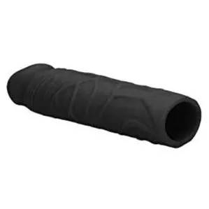 Real Rock Penis Extension Sleeve Black 7 Inch Metro Male Sex Toys